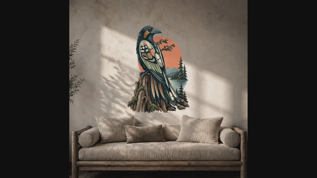 Video of the z5919 wall decal design.