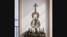 Sherlock Holmes playing violin wall decal in interior views