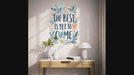 Colorful The Best Is Yet to Come Quote Wall Decal Art interior video