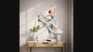 Colorful Blue and White Ballerina Vinyl Wall Decal Art interior video