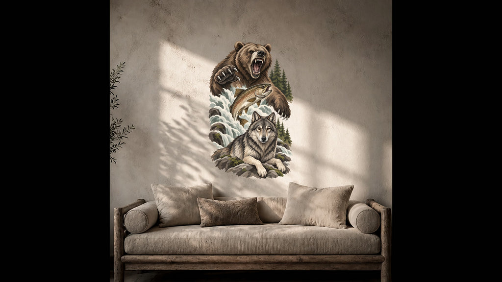 Video of the z5926 wall decal design.