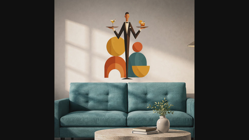 10-second silent zoom video showing the z5985 wall decal.