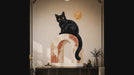 Colorful Black Cat on Terracotta Arch Vinyl Wall Decal interior video