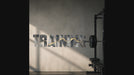 TRAINING typography wall decal in a gym interior