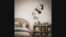 Colorful Playful Panda on Bamboo Vinyl Wall Decal Art interior video
