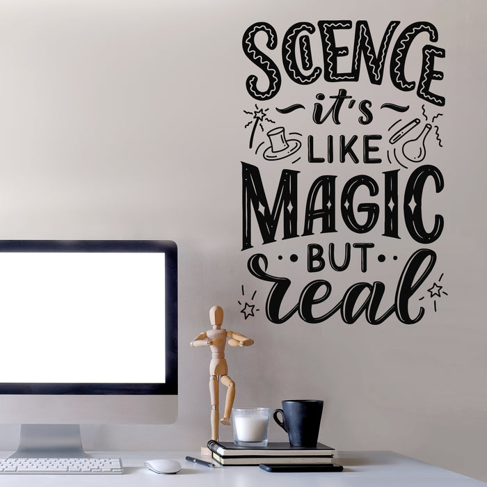 Vinyl Wall Decal Lettering Fun Slogan Science Quote Words Stickers Mural (g9277)