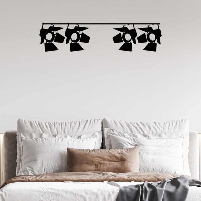 Vinyl Wall Decal Soffits Stage Light Movie Illumination Stickers Unique Gift (1247ig)