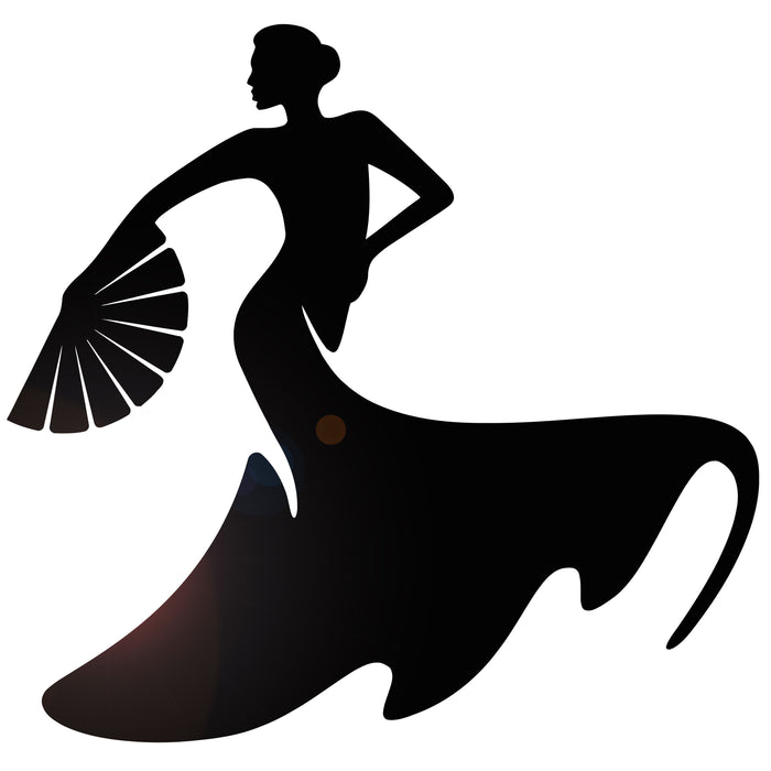 Vinyl Wall Decal Flamenco Dance Dancer Spanish Woman Passion Stickers Unique Gift (966ig)