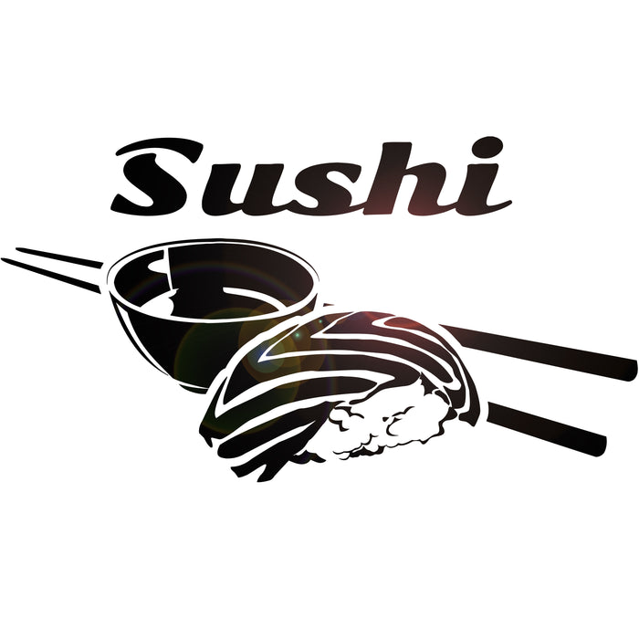 Vinyl Wall Decal Sushi Japanese Food Restaurant Japan Stickers Unique Gift (ig4664)