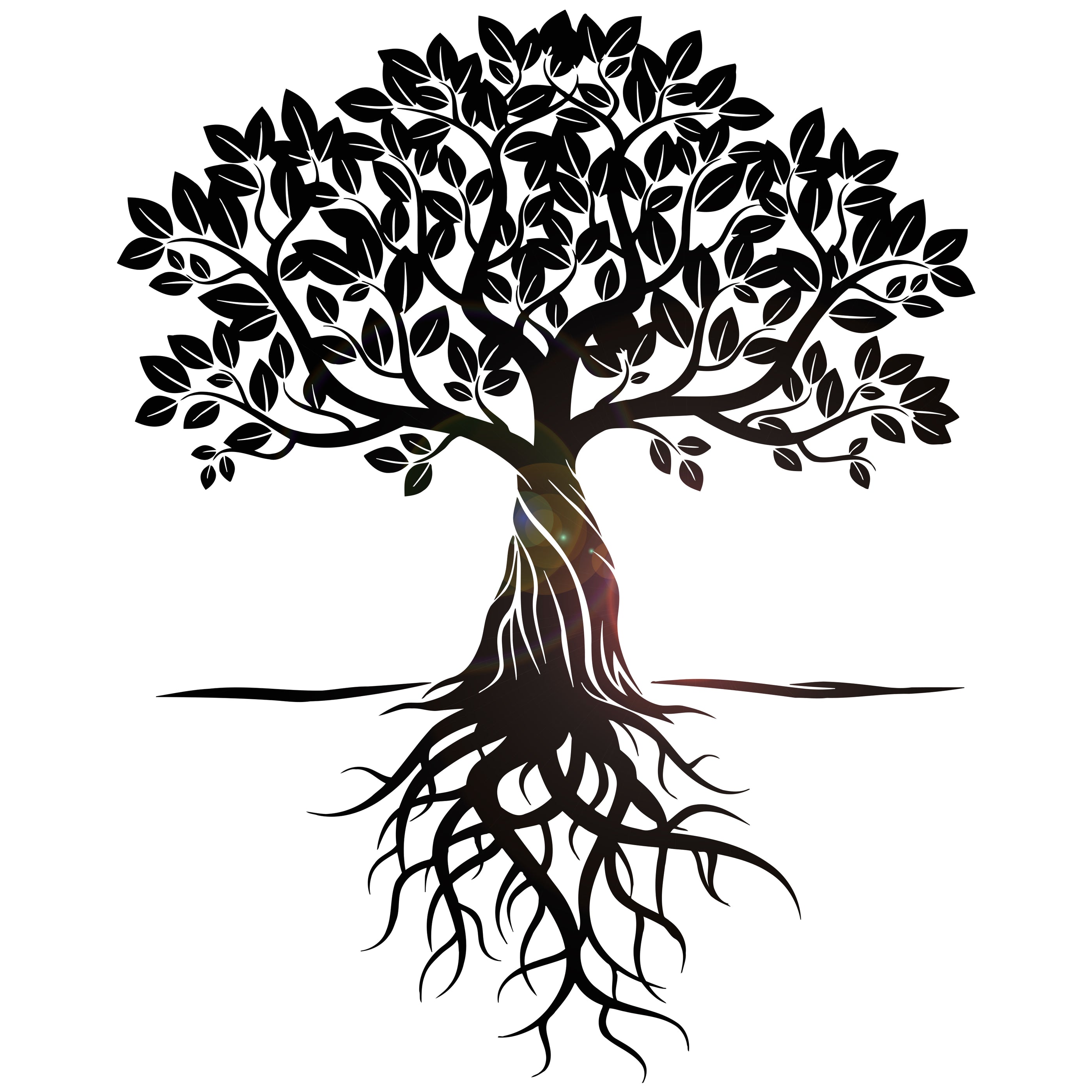 Vinyl Wall Decal Tree Roots Leaves Home Art Decor Stickers Murals Uniq ...