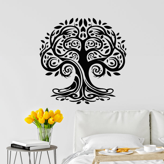 Vinyl Wall Decal Decorative Celtic Tree Ornament Living Room Stickers Mural (g9616)