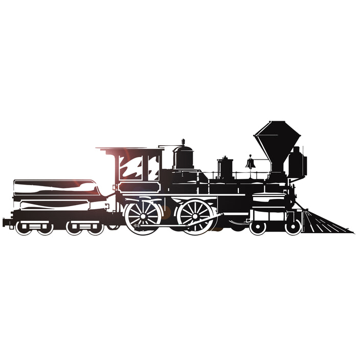 Vinyl Decal Train Locomotive Steam Railway Kids Room Wall Stickers Mural Unique Gift (083ig)