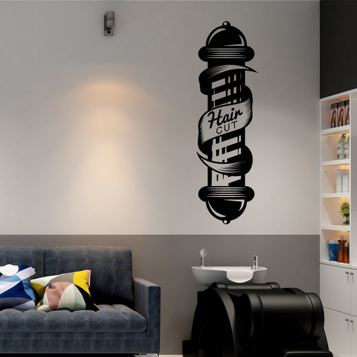 Vinyl Wall Decal Barbershop Haircut Barber Hair Salon Stylist Stickers Unique Gift (ig4900)