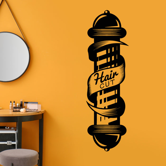 Vinyl Wall Decal Barbershop Haircut Barber Hair Salon Stylist Stickers Unique Gift (ig4900)