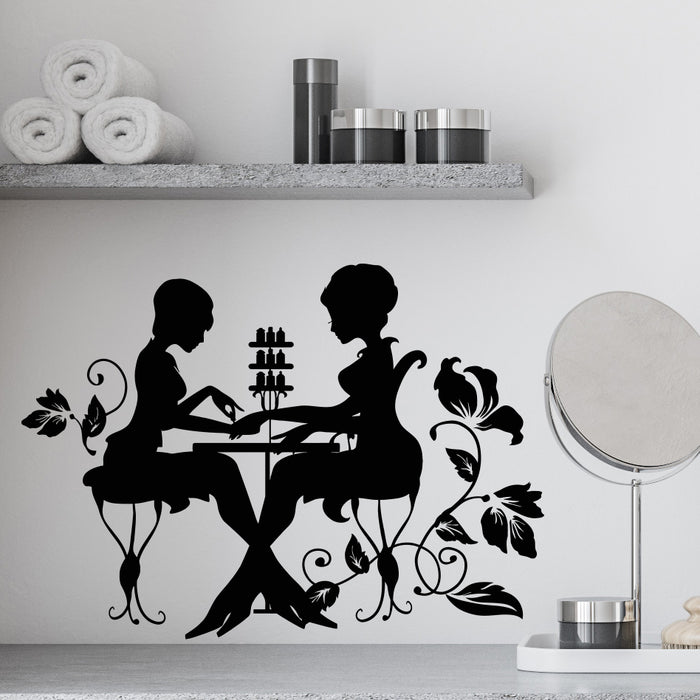 Vinyl Wall Decal Nail Studio Manicure Beauty Salon Stickers Unique Gift (1248ig)