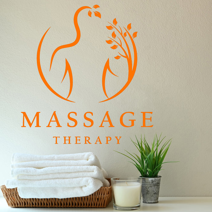 Vinyl Wall Decal Spa Massage Room Therapy Beauty Salon Interior Stickers Mural (g8173)