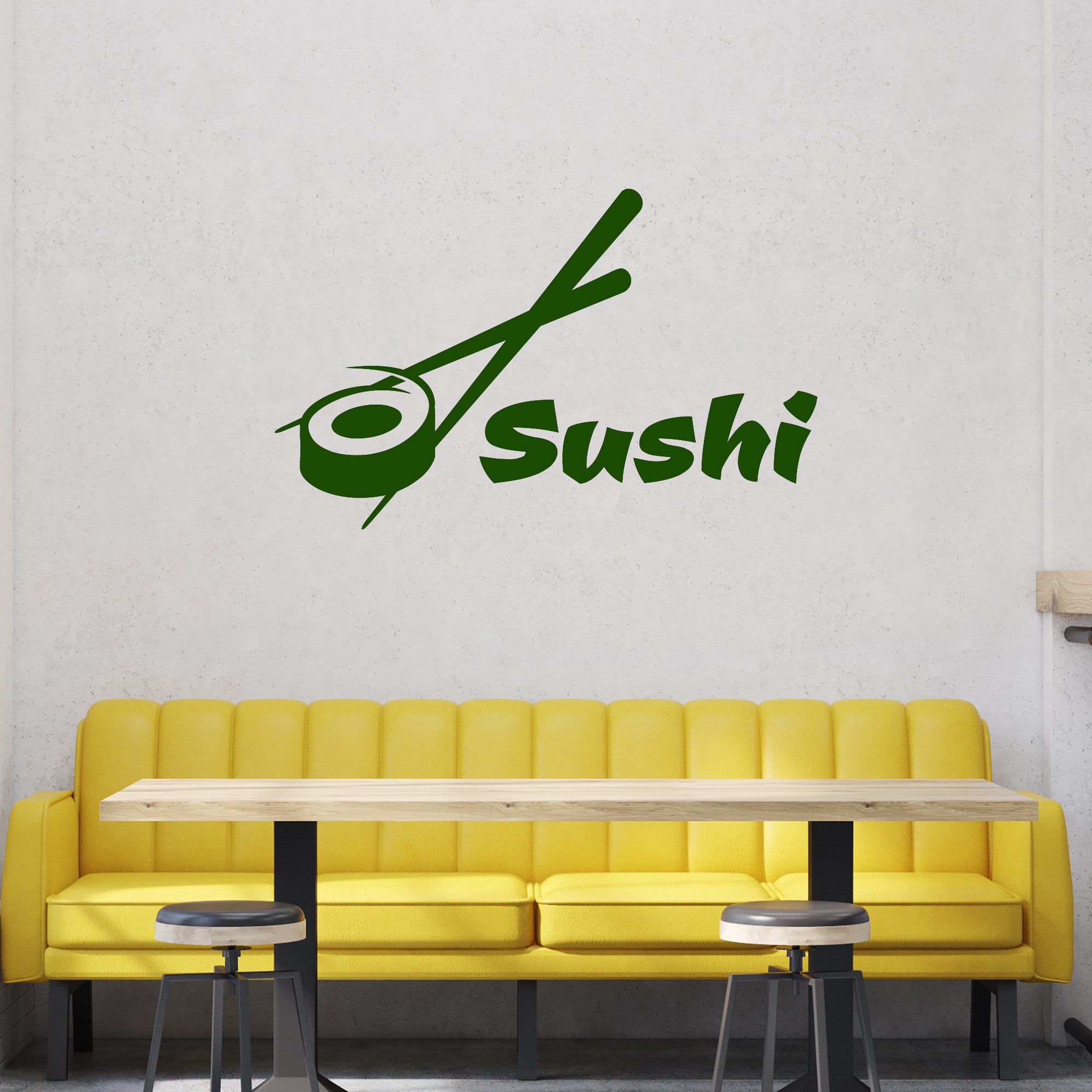 Vinyl Wall Decal Sushi Bar Restaurant Food Japanese Cuisine Stickers U — Wallstickers4you