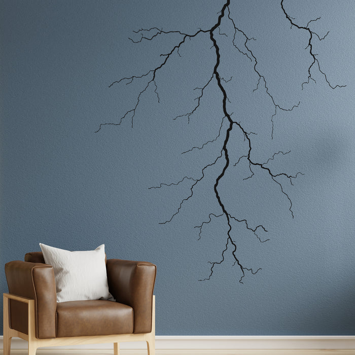 Vinyl Decal Lightning Atmospheric Electrical Discharge Weather Forecast Wall Stickers Unique Gift (ig2808)