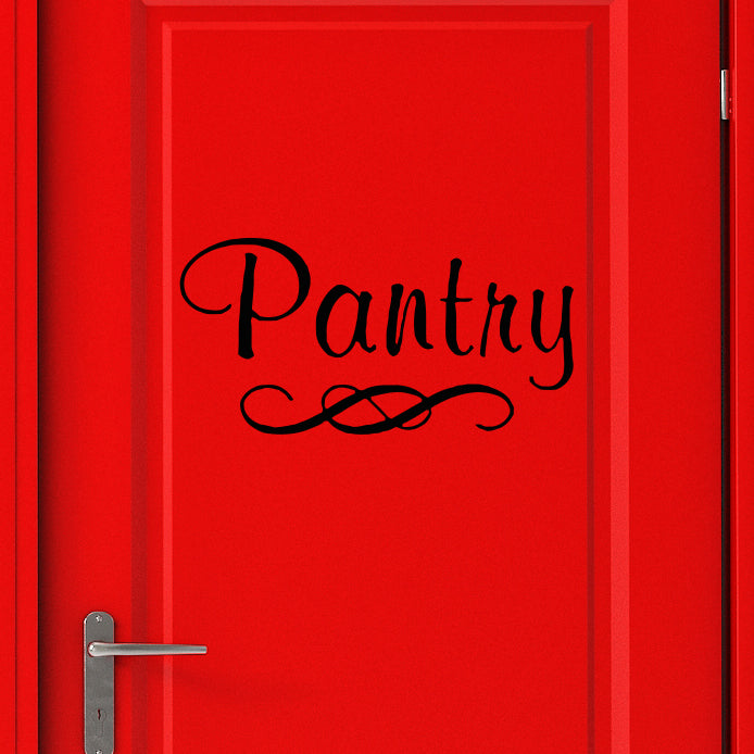 Wall Vinyl Decal Quote Words Pantry Storehouse Vinyl Interior z5039 (9 in x 4.6)
