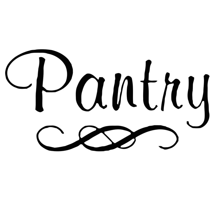 Wall Vinyl Decal Quote Words Pantry Storehouse Vinyl Interior z5039 (9 in x 4.6)