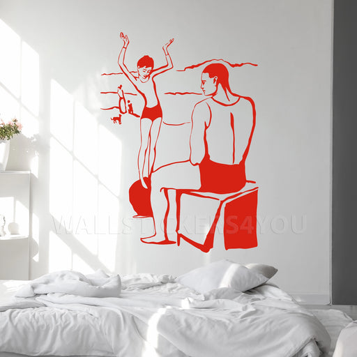 Picasso and abstract art red
