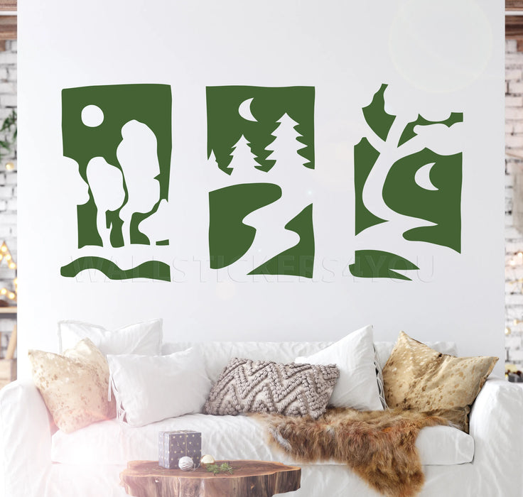 abstract artwork
tree dark green