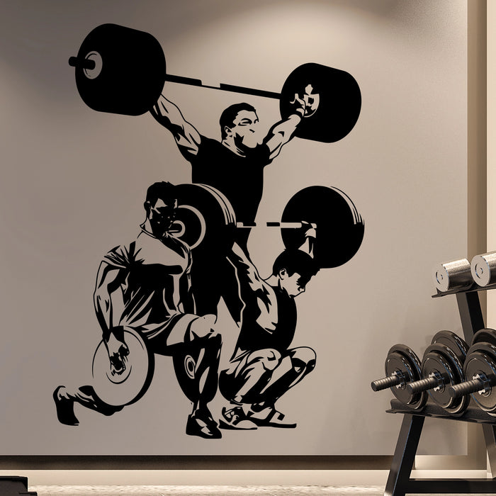 Wall Decal Home Gym Vinyl Sticker Modern Decor z5304