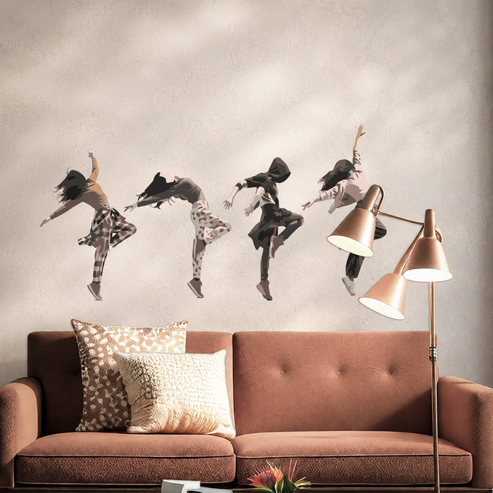 Dance People Colorful Wall Decal z5425