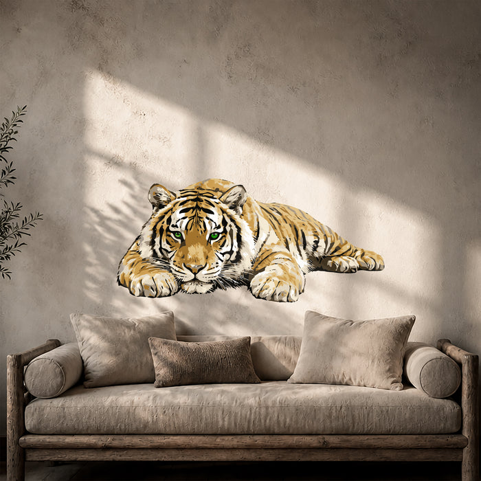 Tiger Animal Colorful Wall Decal z5428