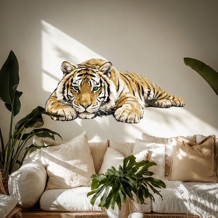 Tiger Animal Colorful Wall Decal z5428