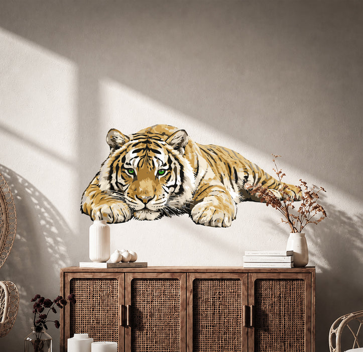 Tiger Animal Colorful Wall Decal z5428