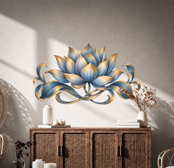 Wall Decal Lotus Yoga Zen z5903