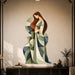 Abstract embracing figures wall decal shown in a art deco 01 room