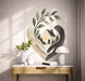Colorful Caring Hands and Cozy House Vinyl Wall Decal displayed in a scandinavian interior interior