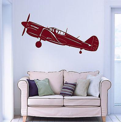 Wall Vinyl World War Aircraft Fighter Guaranteed Quality Decal Unique Gift (z3478)