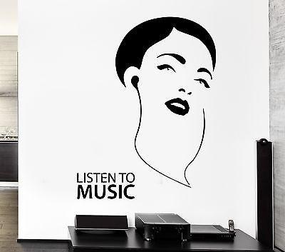 Vinyl Decal Wall Stickers Headphones Music Rock Pop Art For Living Room Unique Gift (z2619)
