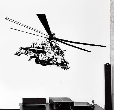 Wall Vinyl Helicopter Strike Airforce Guaranteed Quality Decal Unique Gift (z3443)