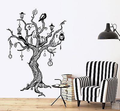 Wall Decal Magic Tree Birds Fairytale Dreams Vinyl Sticker Unique Gift (z3643)
