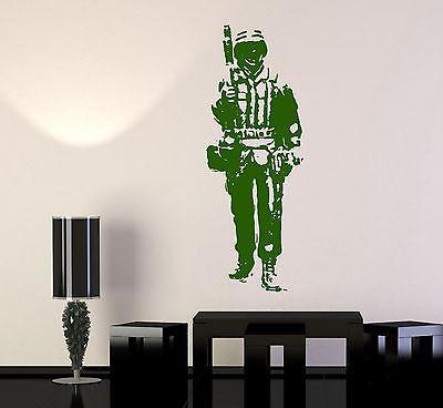 Wall Vinyl Soldier Warrior Military Forces Guaranteed Quality Decal Unique Gift (z3454)