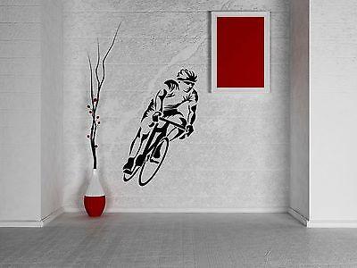 Wall Sticker Vinyl Decal Bicycle Bike Cycle Sport Decor For Living Room Unique Gift (z1118)