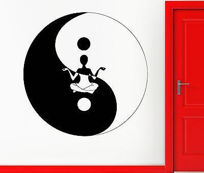 Wall Sticker Vinyl Decal Yin Yang Symbol Eastern Philosophy Zen Decor Unique Gift (z1104)