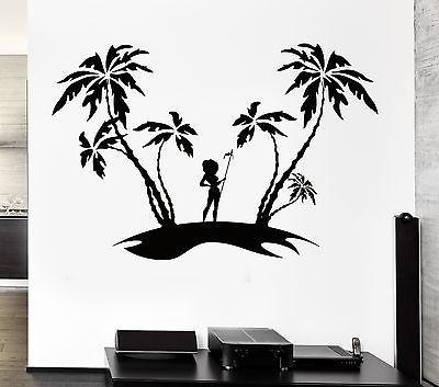Wall Decal Isle Palms Tourism Travel Sexy Girl Vinyl Stickers Art Mural Unique Gift (ig2555)
