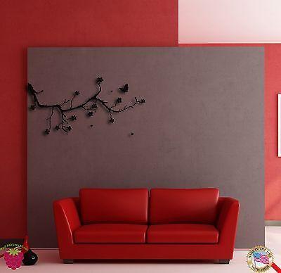 Wall Sticker Branch Tree Flower Modern Cool Decor for Bedroom Unique Gift z1365