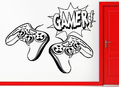 Wall Stickers Vinyl Decal Video Gamer Joysticks Playstation Decor Unique Gift (z2216)