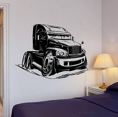 Wall Decal Truck Car Body Transport Waggon Wheel Mural Vinyl Stickers Unique Gift (ed077)