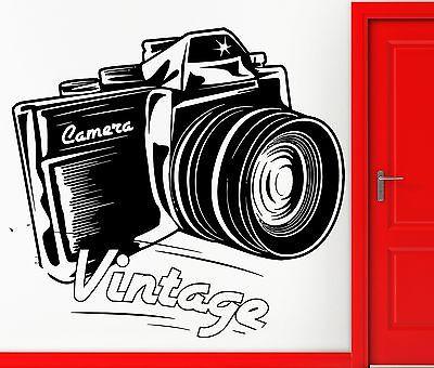 Wall Sticker Vinyl Decal Vintage Camera Photo Memory Cool Decor Unique Gift (z2450)