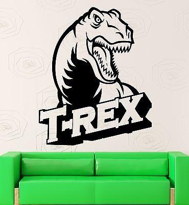 Wall Sticker Vinyl Decal Dinosaur for Kids Room Nursery T-Rex Unique Gift (ig2028)