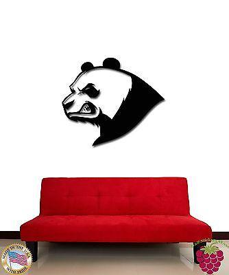 Wall Stickers Vinyl Decal Angry Panda Bear Funny Animal Decor Unique Gift (z1875)