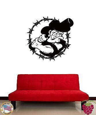 Wall Sticker Baseball Cowboy Sport Cool Funny Decor For Your Place Unique Gift z1455