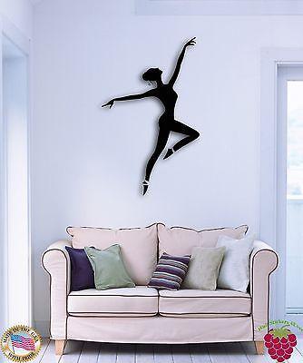Vinyl Decal Wall Sticker Dance Ballet Dancing Ballerina for Dance Studio Unique Gift (z1352)